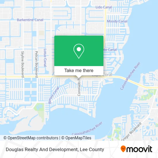 Douglas Realty And Development map
