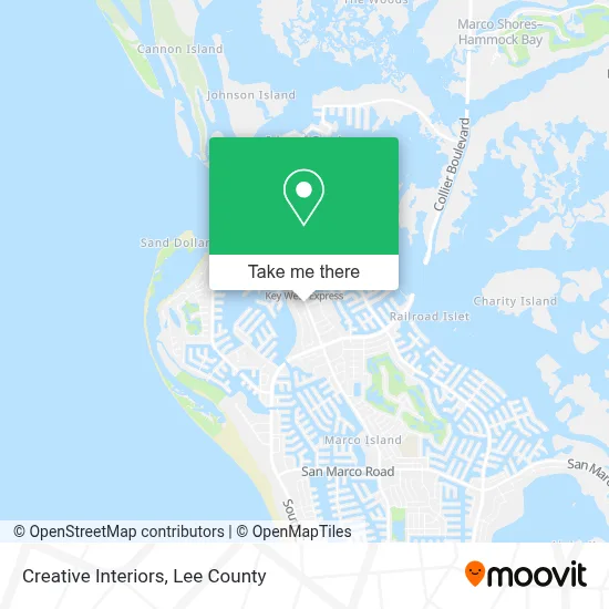 Creative Interiors map