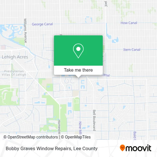 Bobby Graves Window Repairs map