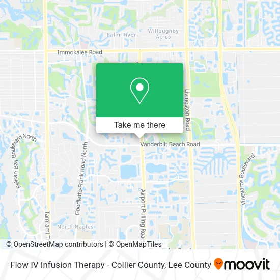 Flow IV Infusion Therapy - Collier County map