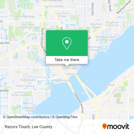 Razors Touch map