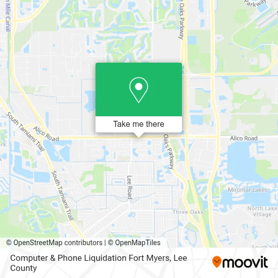 Computer & Phone Liquidation Fort Myers map