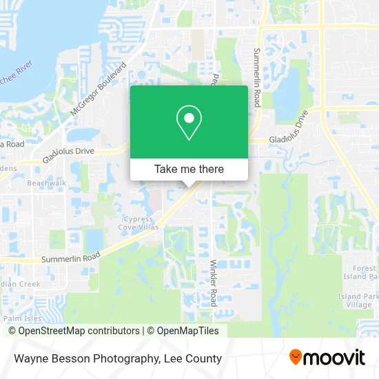 Wayne Besson Photography map