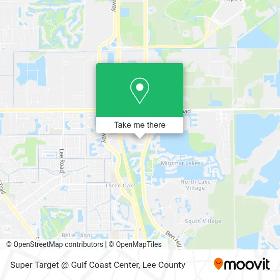 Super Target @ Gulf Coast Center map