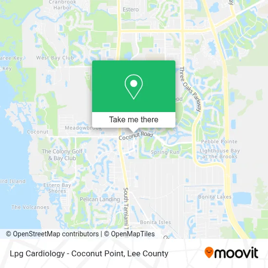 Lpg Cardiology - Coconut Point map