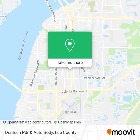 Dentech Pdr & Auto Body map