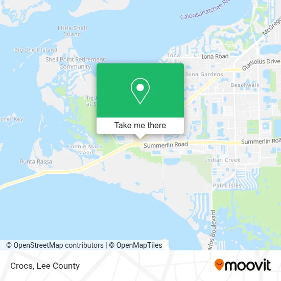 Crocs map