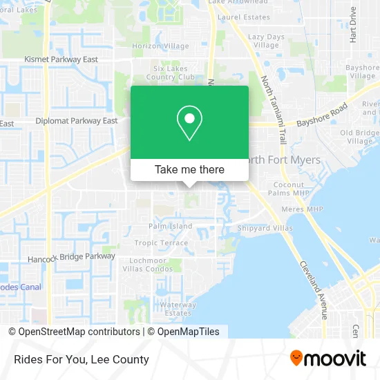 Rides For You map