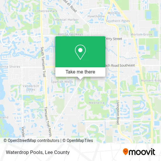 Waterdrop Pools map