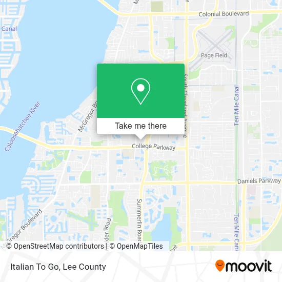 Italian To Go map