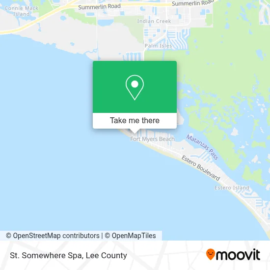 St. Somewhere Spa map