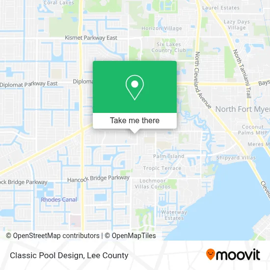 Classic Pool Design map