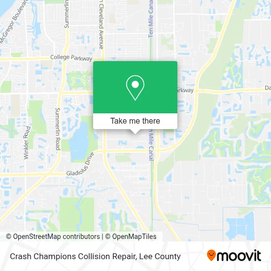 Crash Champions Collision Repair map