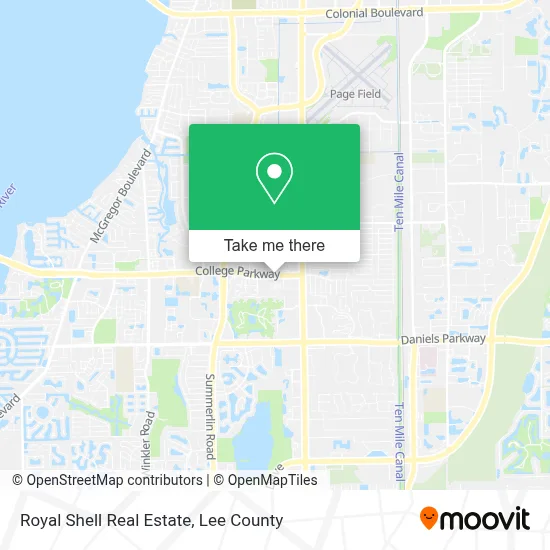 Royal Shell Real Estate map