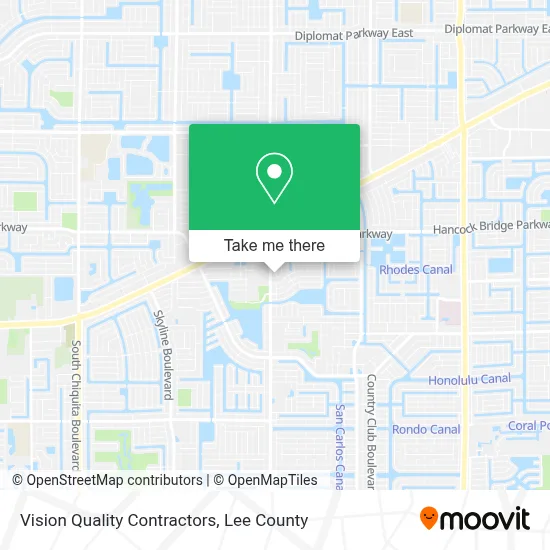 Vision Quality Contractors map