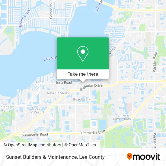 Sunset Builders & Maintenance map