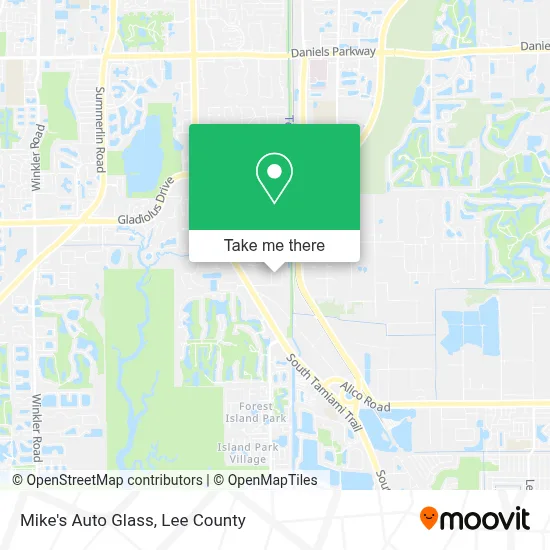 Mike's Auto Glass map