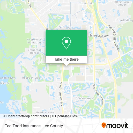 Ted Todd Insurance map