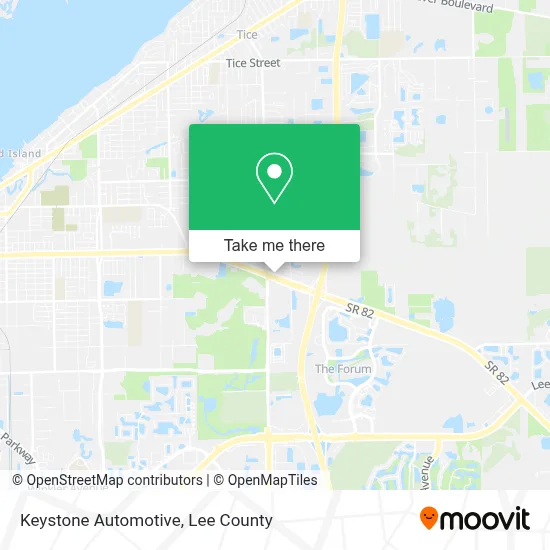 Keystone Automotive map