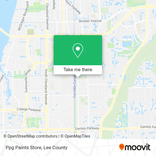 Ppg Paints Store map