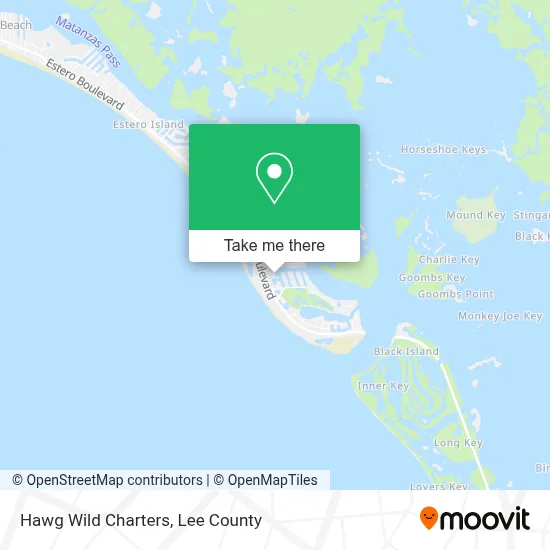 Hawg Wild Charters map