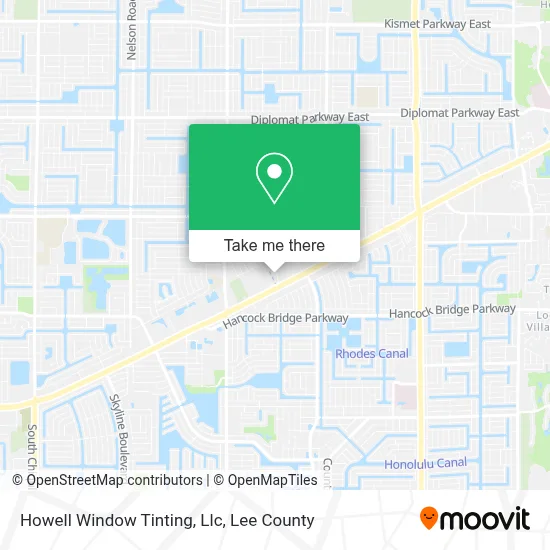 Howell Window Tinting, Llc map