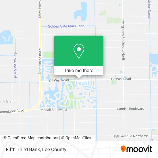 Fifth Third Bank map