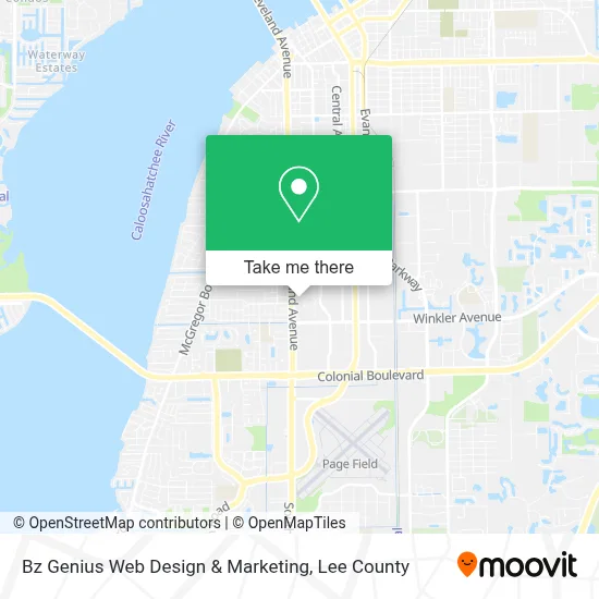 Bz Genius Web Design & Marketing map