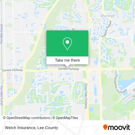 Welch Insurance map