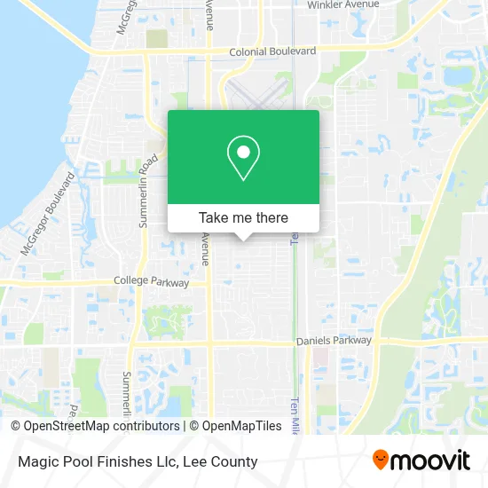 Magic Pool Finishes Llc map