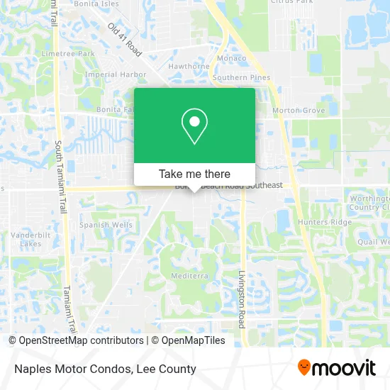 Naples Motor Condos map