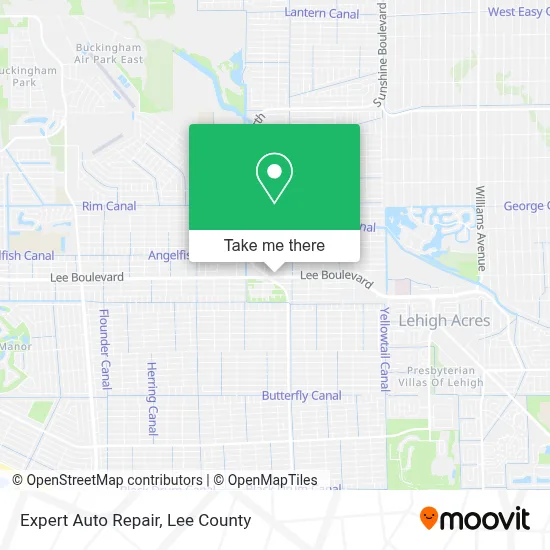 Expert Auto Repair map