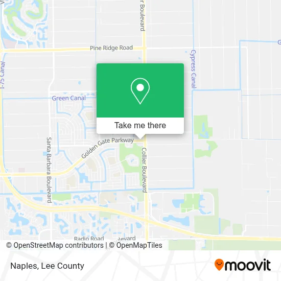 Naples map