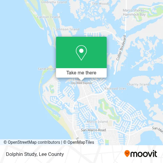 Dolphin Study map