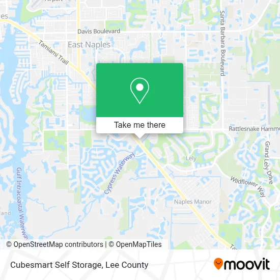 Cubesmart Self Storage map