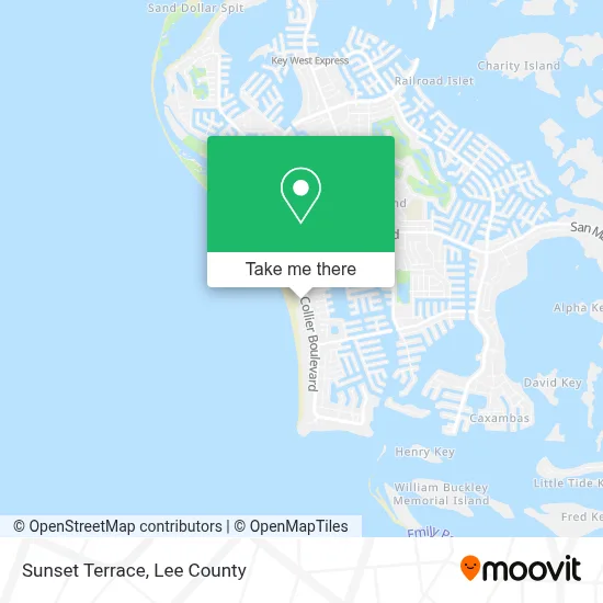 Sunset Terrace map