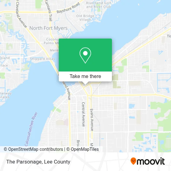 The Parsonage map