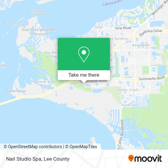 Nail Studio Spa map