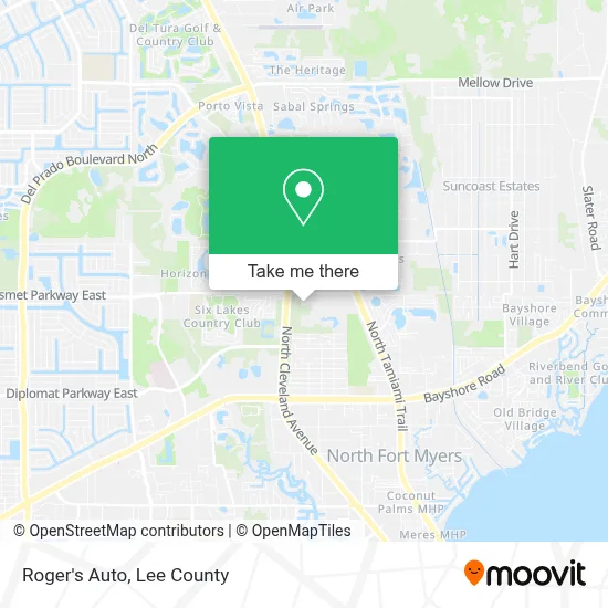 Roger's Auto map