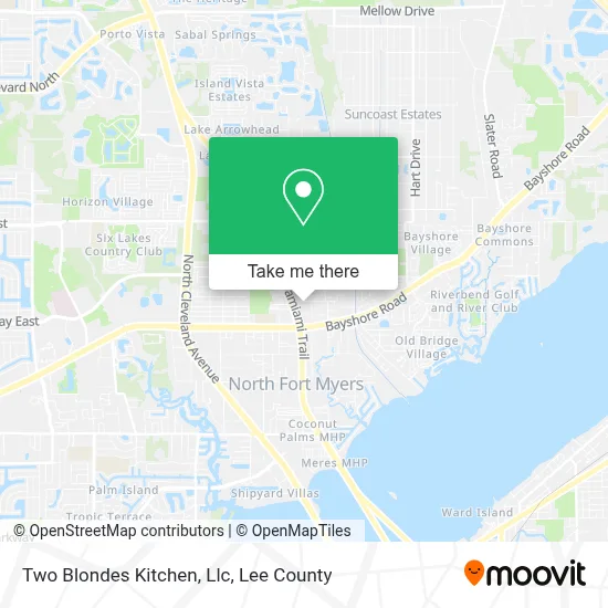 Two Blondes Kitchen, Llc map