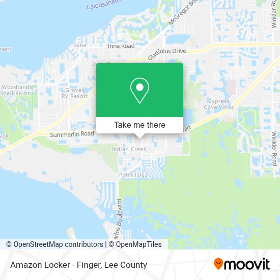 Amazon Locker - Finger map