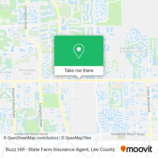 Buzz Hill - State Farm Insurance Agent map