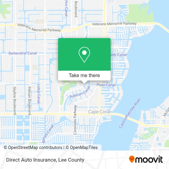 Direct Auto Insurance map