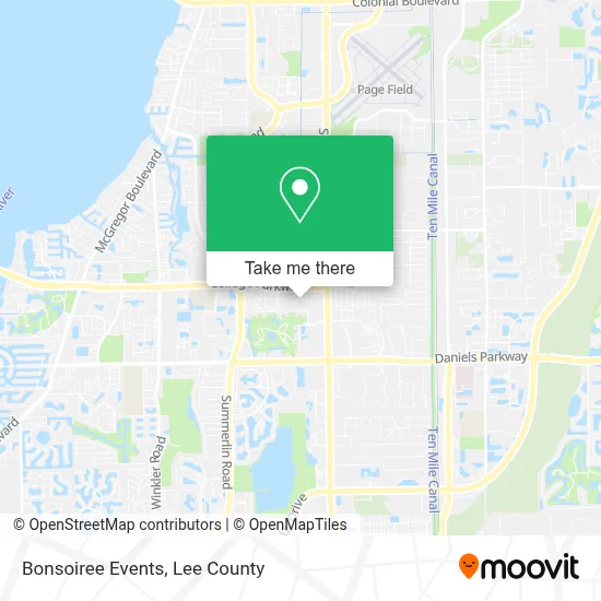 Bonsoiree Events map