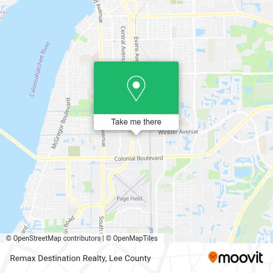 Remax Destination Realty map