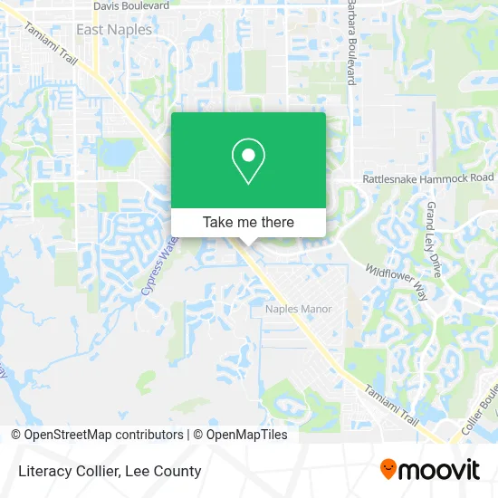 Literacy Collier map
