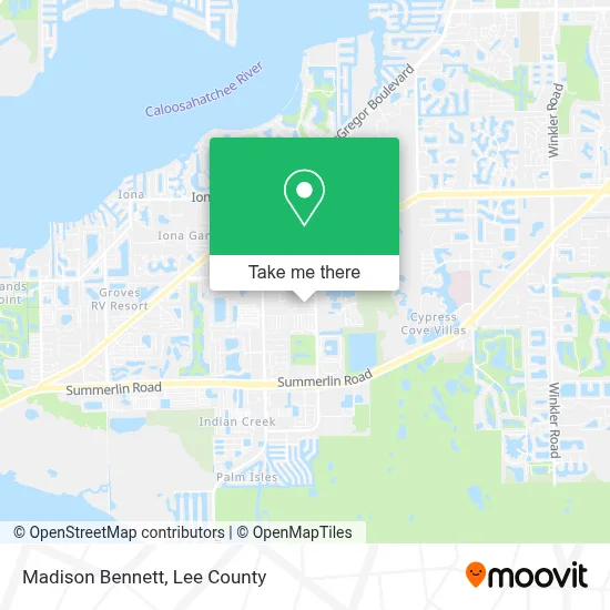 Madison Bennett map
