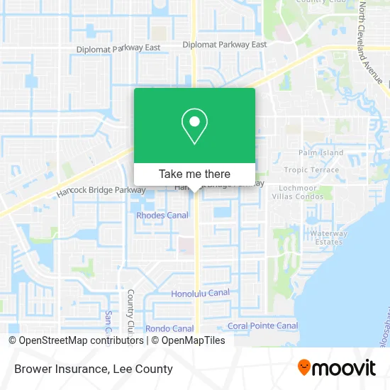 Brower Insurance map