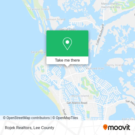 Rojek Realtors map