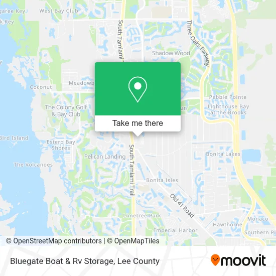 Bluegate Boat & Rv Storage map